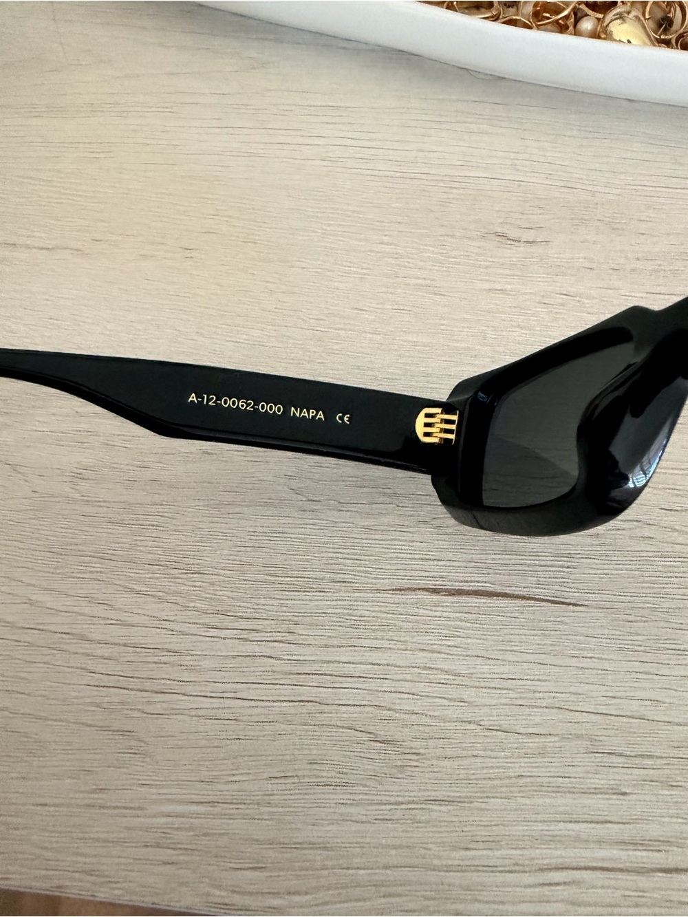 Anine Bing Black Napa Sunglasses - Picture 3 of 6